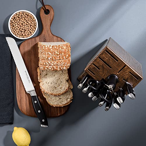 Knife Set, Emojoy Kitchen Knife Set with Block Wooden