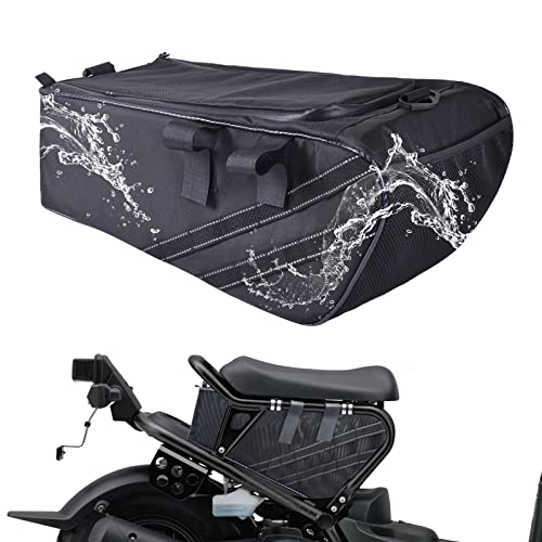Sresk Ruckus Storage Accessories, Under Seat Storage Bag for Ruckus AKA Zoomer 2010-2022 Scooters Water and Tear Resistant 1680D Nylon with Shoulder Straps Luggage Saddle Bag (Black)