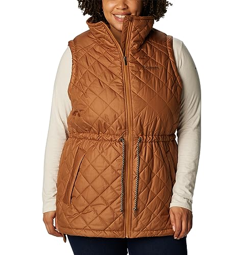 Columbia Women's Copper Crest Mid Vest, Camel Brown, Small