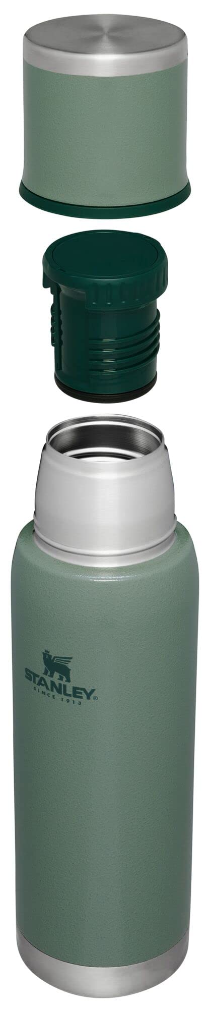 STANLEY Adventure To Go Insulated Travel Tumbler - 1.1QT - Leak-Resistant Stainless Steel Insulated Bottle with Insulated Cup Lid and Splash-Free Stopper