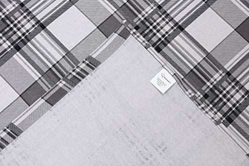 RUVANTI Flannel Sheets Twin XL Size - 100% Cotton Double Brushed Twin XL Sheet Sets, Deep Pockets 16 Inches, All Seasons Breathable & Extra Soft Bed Sheets, Warm & Cozy, 3 Piece, Grey Lining