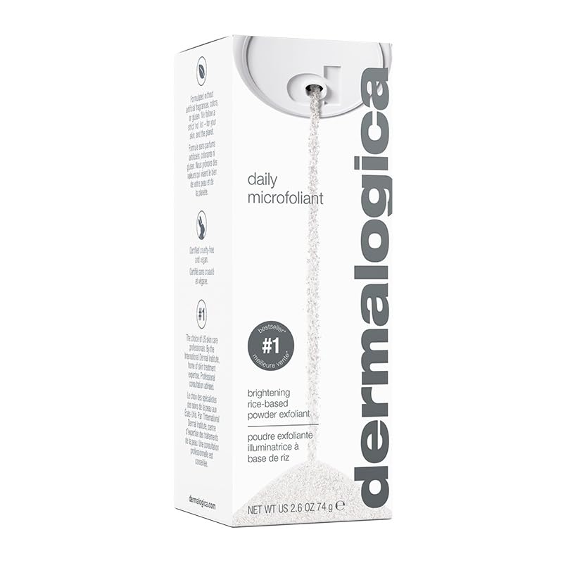 Dermalogica Daily Microfoliant, Face Exfoliator Scrub Powder with Salicylic Acid and Papaya Enzyme, Achieve Brighter, Smoother Skin Daily