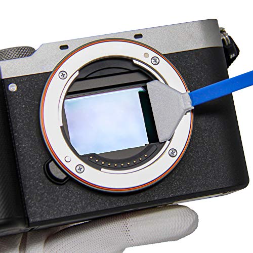 UES FFR24 DSLR Digital Camera Full-Frame Sensor Cleaning Kit, Compatible with Sony, Nikon, Canon Reflex & Mirrorless Camera CCD & CMOS Clean: 14pcs 24mm Full Frame Swabs + 15ml Sensor Cleaner Solution