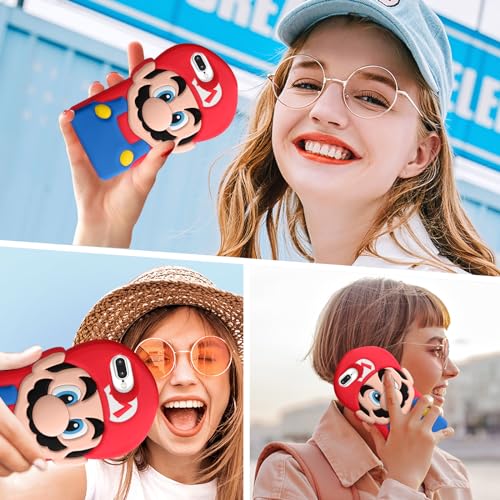 oqpa for iPhone 8 Plus/7 Plus/6S Plus/6 Plus Case Cute Cartoon 3D Character Design Cases for Boys Girls Women Teens Kawaii Unique Cool Funny Silicone Cover for i Phone 8Plus/7Plus/6SPlus/6Plus, Maro