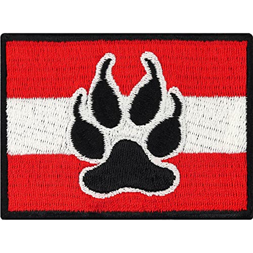 Service Dog DO NOT Touch Identify Service Dogs Iron on Patch - Professional Sew on Patch for Police and Military Dogs - Embroidery Patch for Dog's Vest and Collar as ID - 3.54X1.96 in