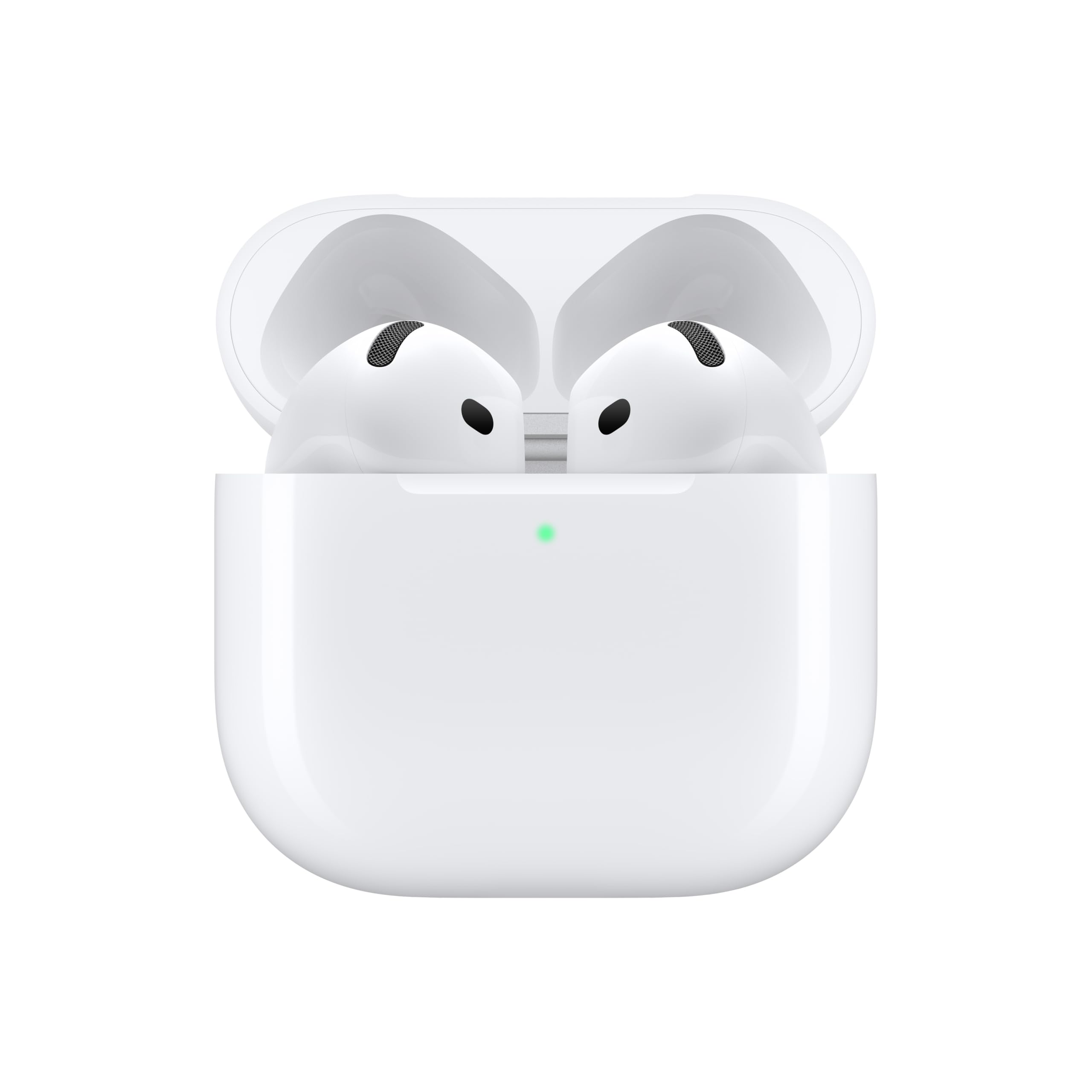 Apple AirPods 4 Wireless Earbuds, Bluetooth Headphones, with Active Noise Cancellation, Adaptive Audio, Transparency Mode, Personalized Spatial Audio, USB-C Charging Case, Wireless Charging, H2 Chip