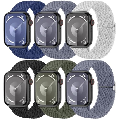 Odbeai Stretchy Bands Compatible with Apple Watch Bands for Men, Compatible with Apple Watch Bands 40mm 44mm 45mm 41mm 42mm 38mm 46mm 49mm for iWatch Series 10 9 8 7 6 5 4 3 2 1 SE Ultra/Ultra 2