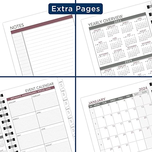 AT-A-GLANCE 2024 Planner Refill, Weekly, 3-1/4" x 6-1/2", Portable Size 2, Wirebound (064-287-24)