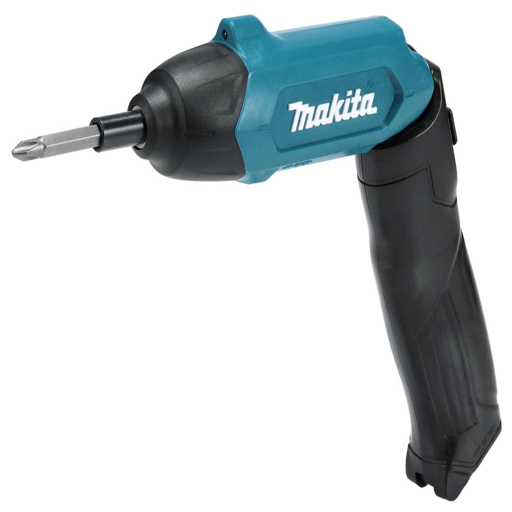 Makita DF001DW 3.6V Lithium-Ion 1/4" Hex Screwdriver Kit, Teal, 3.6V