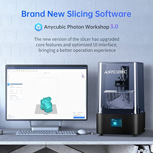 ANYCUBIC Photon Mono 2, Resin 3D Printer with 6.6'' 4K + LCD Monochrome Screen, Upgraded LighTurbo Matrix with High-Precision Printing, Enlarge Print Volume 6.49'' x 5.62'' x 3.5''