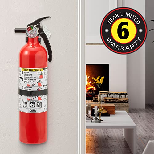 Kidde FA110 Multi Purpose Fire Extinguisher 1A10BC, 1 Pack, red