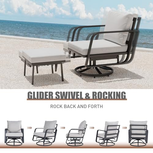 Outlux Patio Glider Swivel Rocker Sets