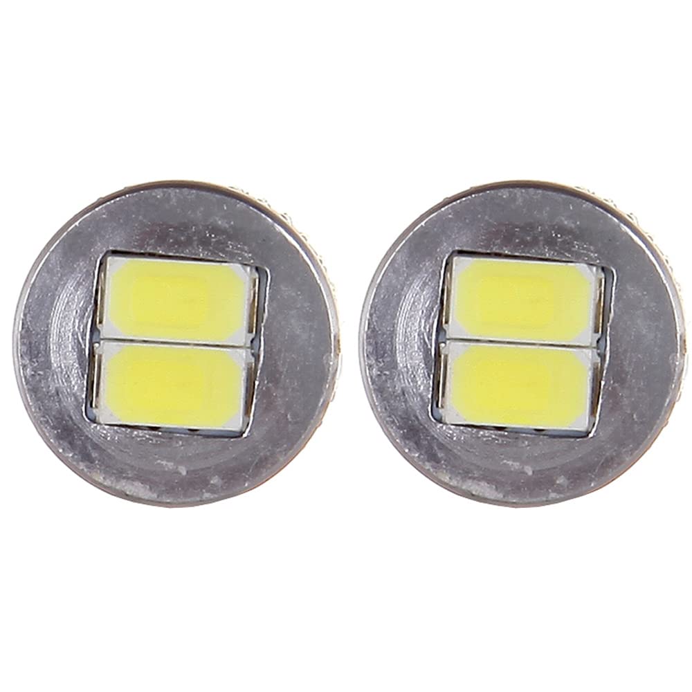 cciyu 194 Extremely Bright LED Bulbs T10-6-5730-SMD Light Lamp License Plate Light Lamp Wedge T10 168 2825 W5W White Pack of 2