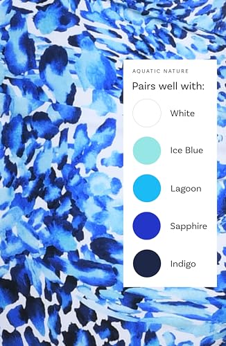 La Blanca Women's Midwaist Overlap Sash Bands Bikini Swimsuit Bottom, Indigo//by The Sea, 22W