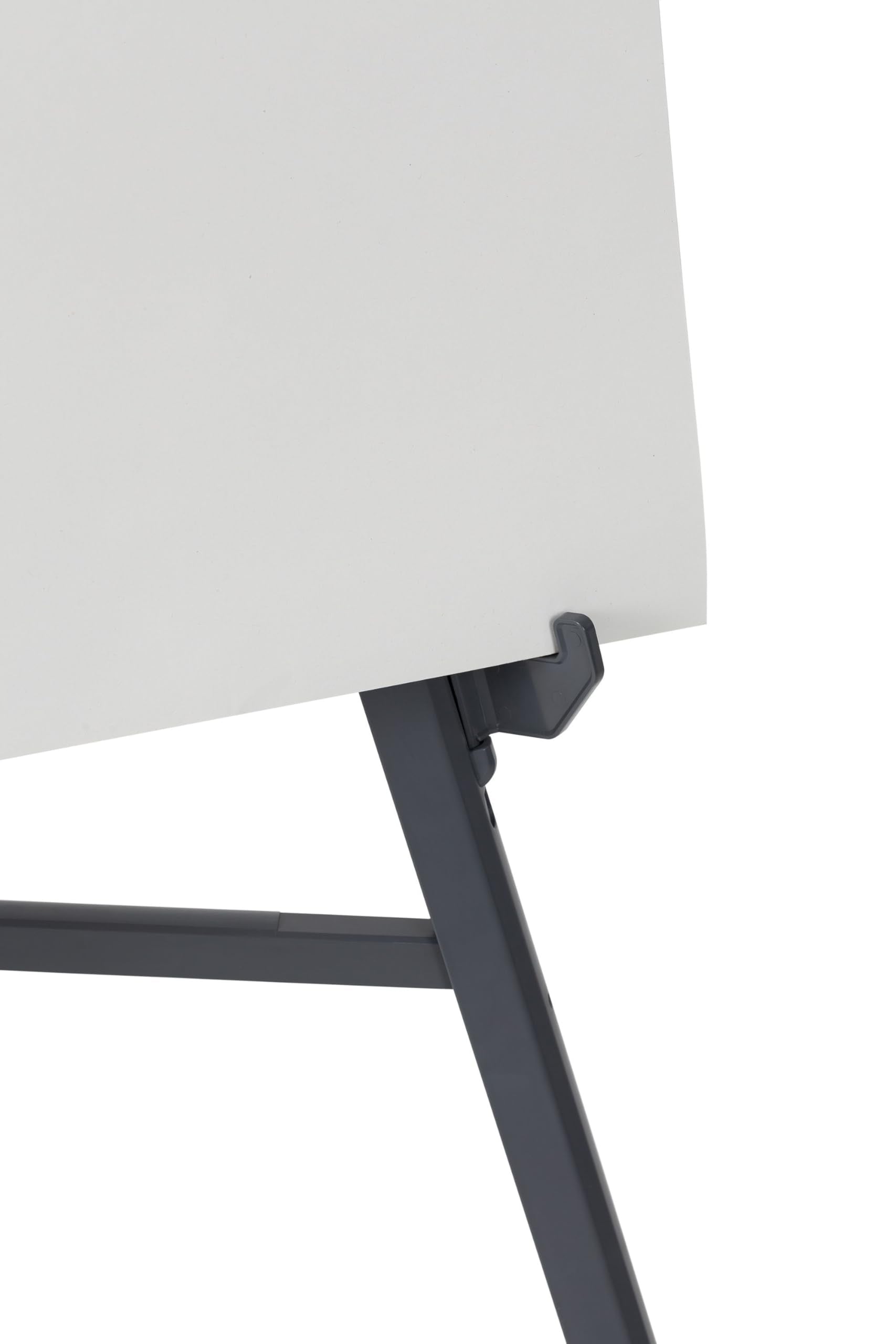 MasterVision Quantum Heavy Duty Display Easel, 35.62" to 61.22" High, Plastic, Black
