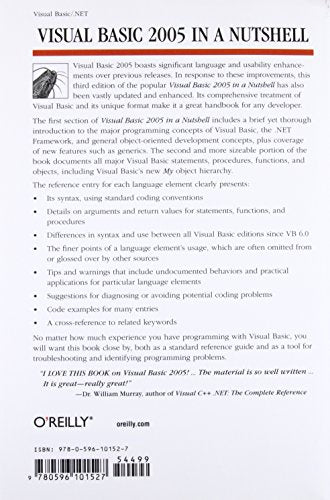 Visual Basic 2005 in a Nutshell: A Desktop Quick Reference