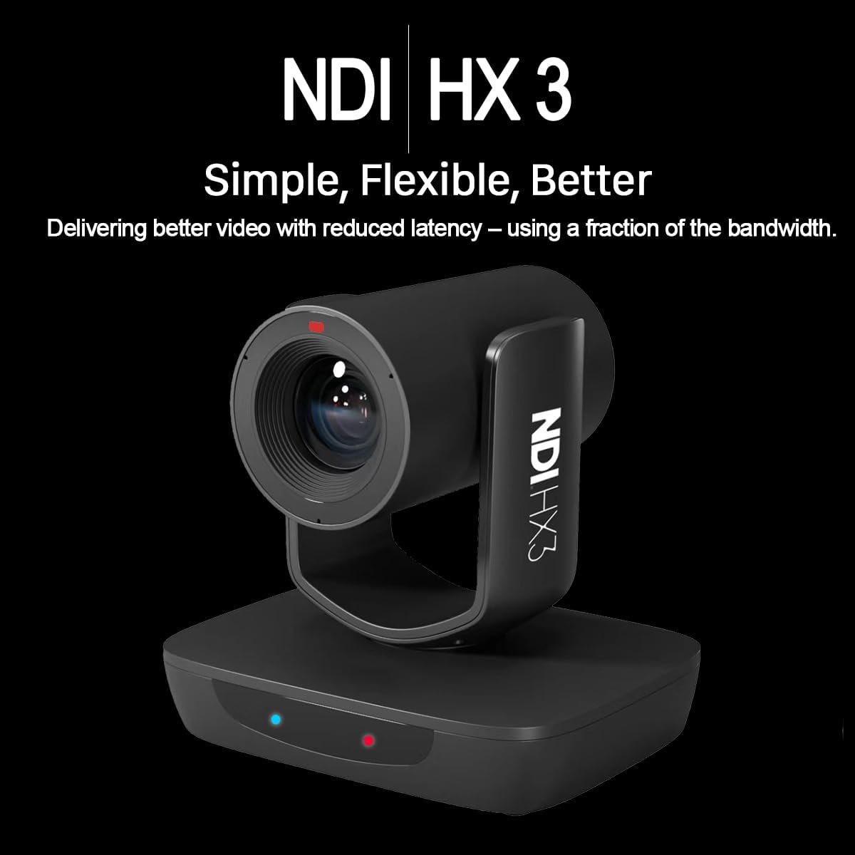 AVKANS AI Auto Tracking NDI Camera, 20X NDI HX3 PTZ Camera with HDMI SDI IP Live Streaming Output for Church Worship and Live Event, 1080P 60fps…