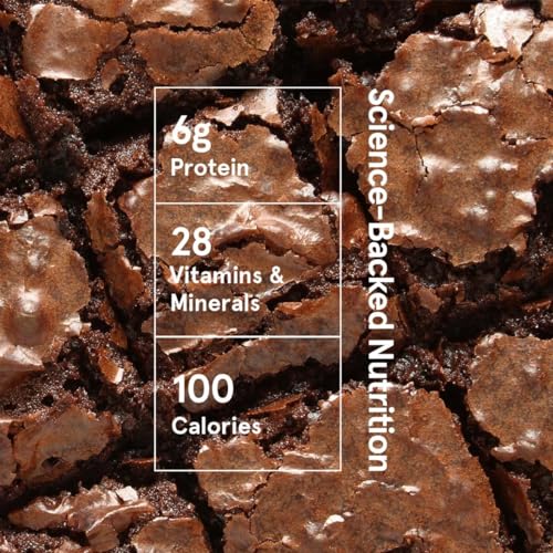 Soylent Snack Mini Protein Bars - Chocolate Brownie, 1g sugar, Protein Bars, Gluten Free, 6g of Vegan Energy - 24 count