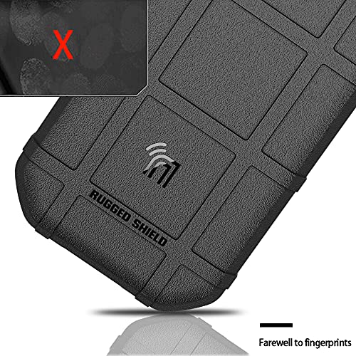 Nakedcellphone Special Ops Series Compatible with Verizon Kyocera DuraForce Ultra 5G UW (E7110) Case, [Black] Tactical Armor Rugged Shield Phone Cover [Anti-Fingerprint, Matte Grip Texture]