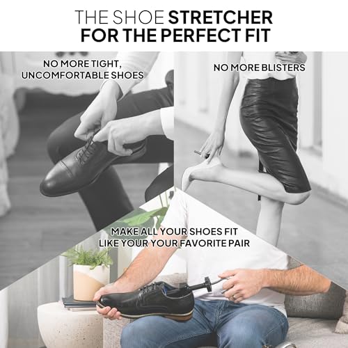 HOUNDSBAY Shoe Stretcher Women (10.5-13) Adjustable Shoe Widener Stretcher for Women, Shoe Expander & Leather Shoe Stretcher - Shoe Trees for Women - Shoe Care Kit