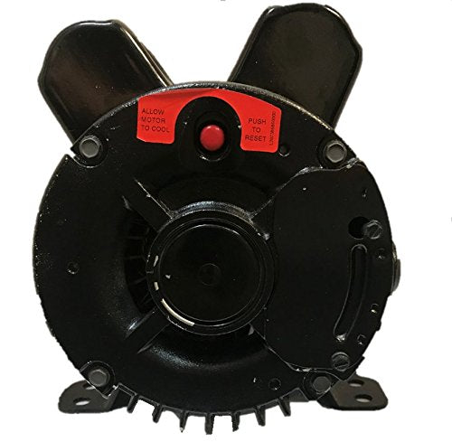 56283138 23378805 IR Replacement Air Compressor Motor, Single Phase, 184T Frame, Open Drip Proof Enclosure, 5Hp Output, 3450rpm, 60Hz, 208-230V Voltage, 24.9 Amps