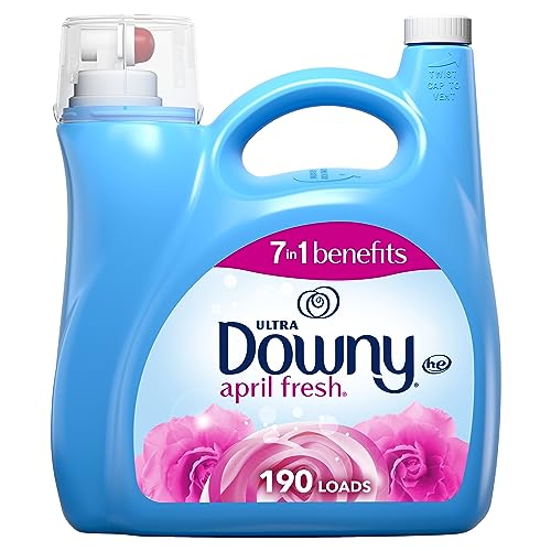 Downy Fabric Softener Liquid, April Fresh Scent, 111 fl oz, 150 Loads