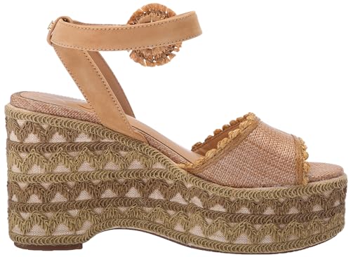 Sam Edelman Amber Wedge Sandal Terra Orange 10 Medium