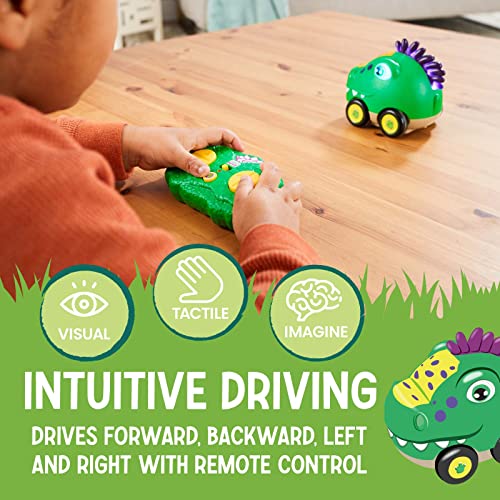 Flybar Poko Petz, Remote Control Car for Toddlers Dinosaur Toys - 2.4GH for Boys and Girls, Light Up Toddler Toys, Singing, Talking Toys, Preschool Toys, Toddler Gifts Dinosaur Toys for Kids 3-5