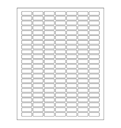 White Rectangular Labels + Bonus Color Labels - Value Pack - White Coding Labels Produce Excellent Results with Standard Laser Printer-Template Included! 1138 Pack
