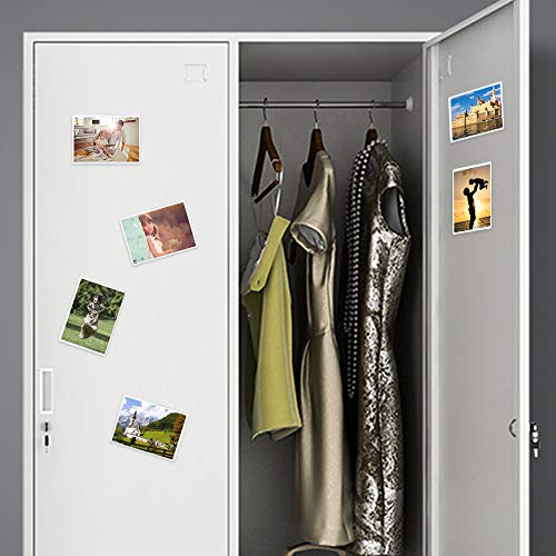 Tebik 36 Pack Magnetic Picture Frame, Holds 2.5X3.5 Inches Photos Pictures, White Magnetic Photo Frames with Clear Pocket for Refrigerator,Fridge, Locker, Office Cabinet