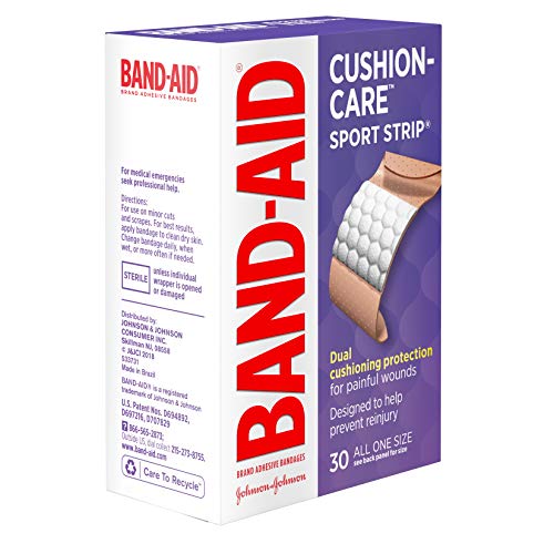 Band-Aid Brand Adhesive Bandages, Sport Strip/Extra Wide, 30 Count