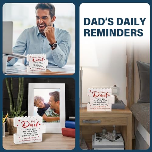 Fathers Day Dad Gifts from Daughter Son Birthday Gifts for Dad Father Best Dad Ever Gifts Thank You Gifts for Dad New Dad Daddy Father -Dad Decorative Signs & Plaques