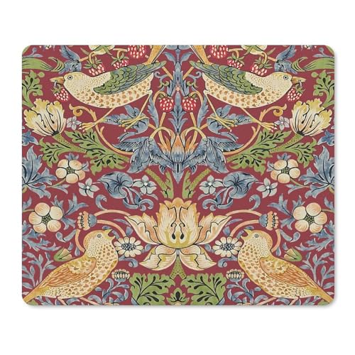 Keebik Gaming Mouse Pad, William Morris Mouse Pad7.1 x8.7 Inch Computer Mouse Mat Keyboard Full Desk Mousepad for Gaming, Office, Home