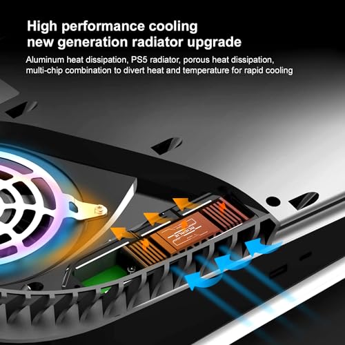 ACIDALIE Heatsink PS5 /PC | for M.2 SSD 2280 (Black)