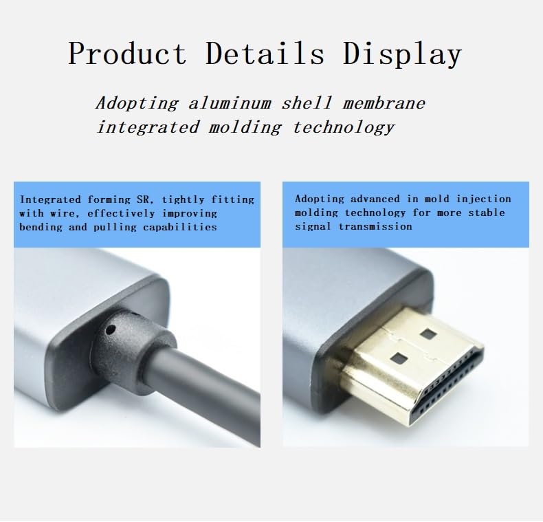 CORN HDMI to DisplayPort Adapter 4K@60Hz High Speed HDMI Male to DP Female Converter Cable Compatible for PC Graphics Card Laptop Mini NS PS5/4 Xbox One/360