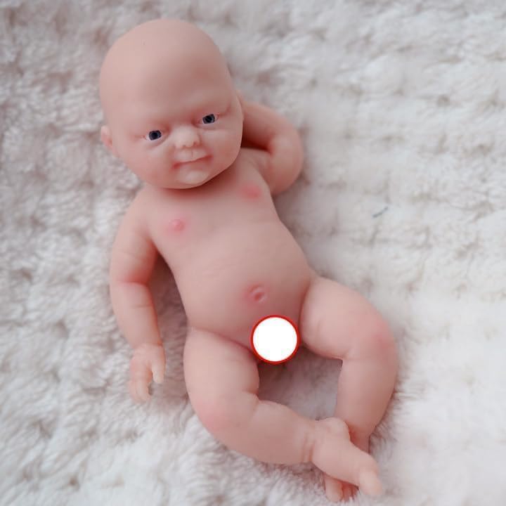 Mire & Mire 4.5" Micro Preemie Full Body Silicone 13cm Baby Boy Doll Lifelike Mini Reborn Doll Surprice Children Anti-Stress