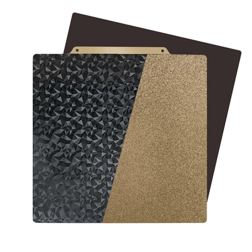 IdeaFormer Textured H1H Build Plate 235x235mm No Magnetic Plate, Rainbow Streak+Phantom H1H Spring Steel Sheet for Ender 3/Ender 3 V2/Neo/Ender 3 Pro/Ender 5/Pro/for Elegoo Neptune 2/3/3 Pro/4/4 Pro