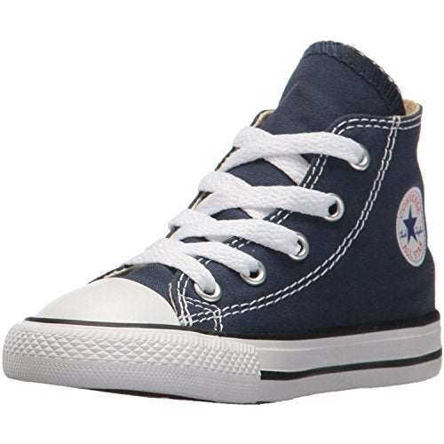Converse Kid's Chuck Taylor All Star High Top Shoe, Black, 7 Toddler (1-4 Years)