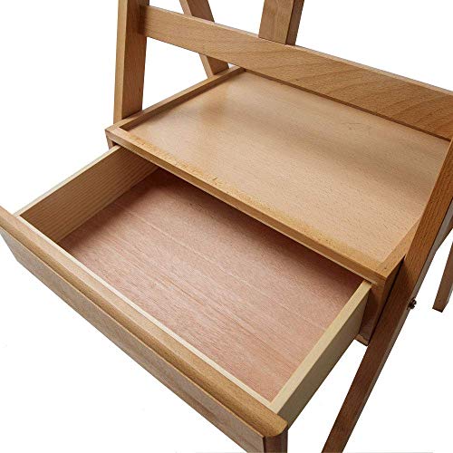 Mont Marte Signature Box Floor Easel, Beech Wood 43.5 x 44 x 150 cm (LxWxH), 17.13 x 17.32 x 59.1"