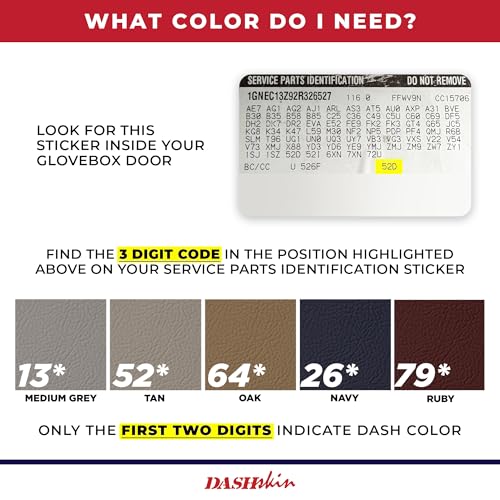 DashSkin Molded Dash Cover Compatible with 95-96 GM SUVs and Pickups in Black - Made in The USA