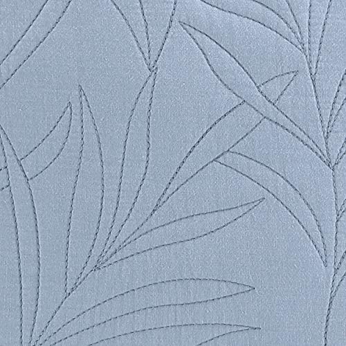 Tommy Bahama Home | Costa Sera Collection | Soft and Breathable, Quilt Bedpsread Coverlet Seasons, Pre-Washed for Added Softness, Twin, Blue