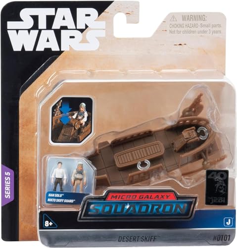 STAR WARS Micro Galaxy Squadron Desert Skiff Mystery Bundle - 3-Inch Light Armor Class and Scout Class Vehicles with Accessories