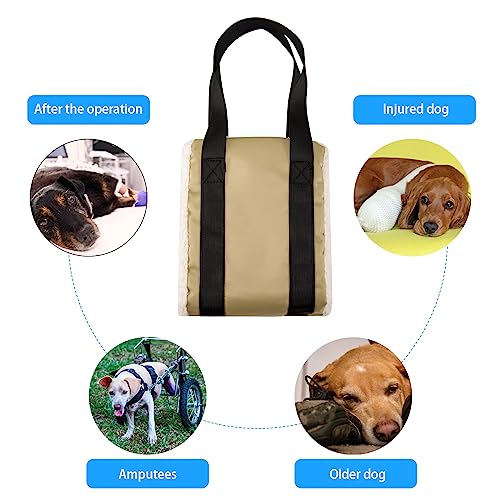 30-120 lbs Dog Sling for Large Dogs Hind Leg Support,Dog Lift Harness for Back Legs,Helps Elderly Pet with Reduced Mobility,Dog Lifter for Walking Canine Arthritis ACL Rehabilitation Rehab, 7" x 51"