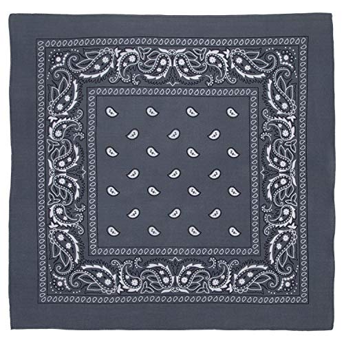 Orange Paisley Bandana - 3pcs
