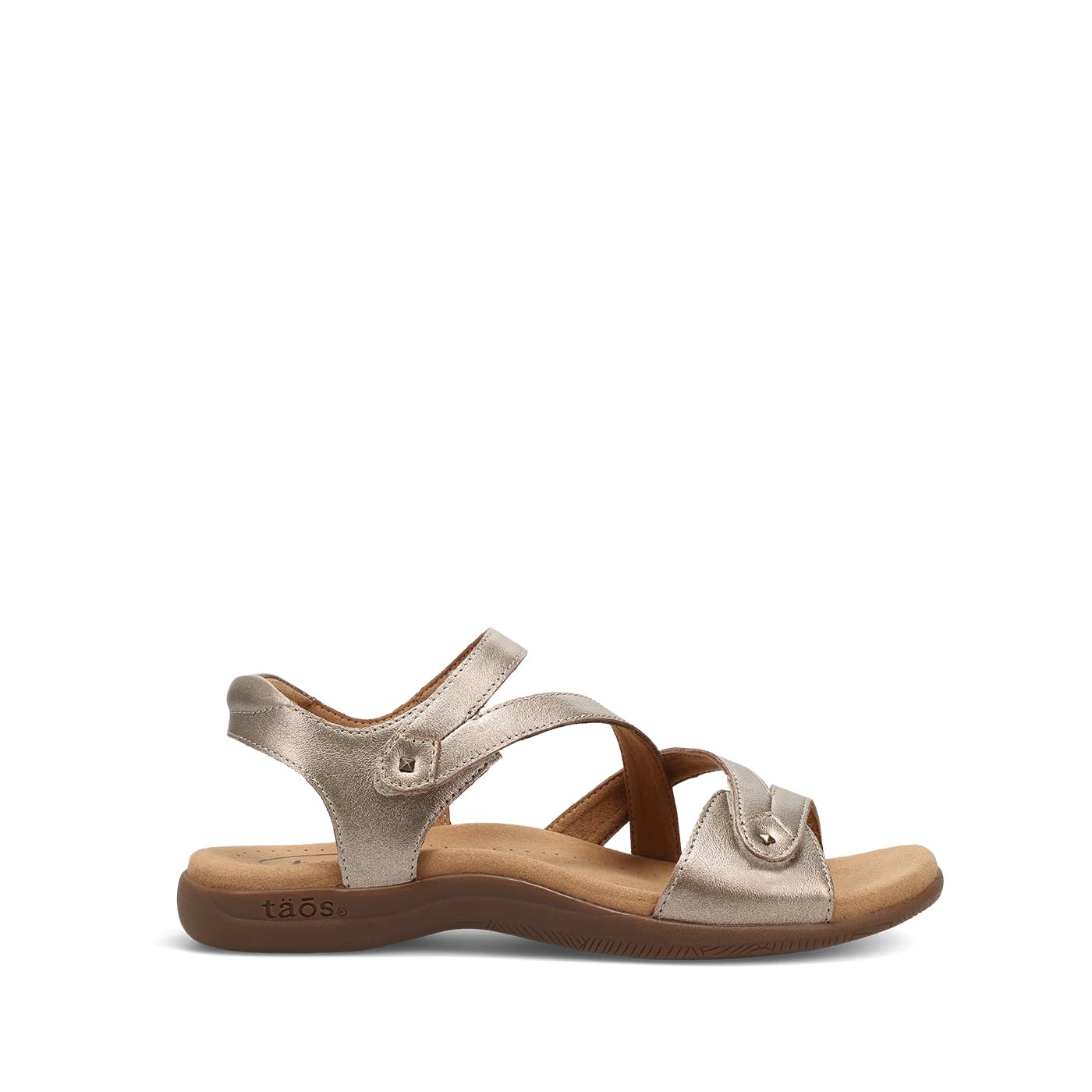 Taos Footwear Women's Big Time Champagne Sandal 7 (M) US
