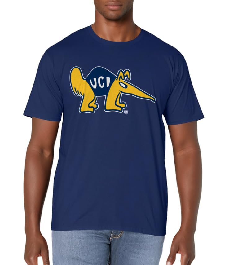 Cal Irvine Anteaters Icon Logo Officially Licensed Navy T-Shirt