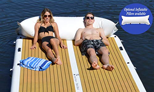 Island Hopper Patio Dock 15 Foot Inflatable Swimming Water Platform Dock (A 15' Patio Dock)