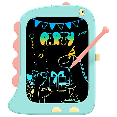 TEKFUN Kids Toys LCD Writing Tablet - 8.5inch Drawing Board, Dinosaur Toys for Kids 3 5 7 2 4 Year Old Boys Girls, Christmas Gifts for Kids Toddler Toys, Dinosaur Games Boy Girl Birthday Gifts (Blue)