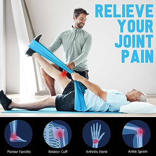 WALITO Resistance Bands for Working Out, Exercise Bands for Women and Men, Workout Bands for Physical Therapy, Stretch, Recovery, Pilates, Rehab, Strength Training and Home Gym