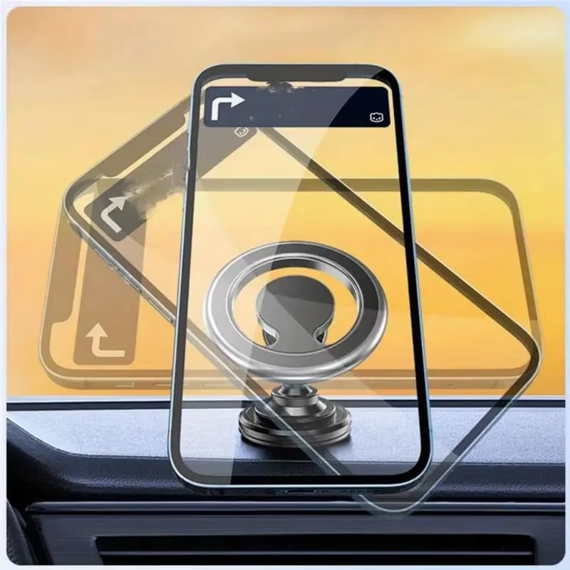 for Magsafe Car Mount【Strong Magnets】 Magnetic Phone Holder for Car Phone Holder Mount Truck Dash 360°Cellphone Holders for Your Car Accessories for Women Men iPhone 16 Pro 15 14 13Plus (2Blak, 7)